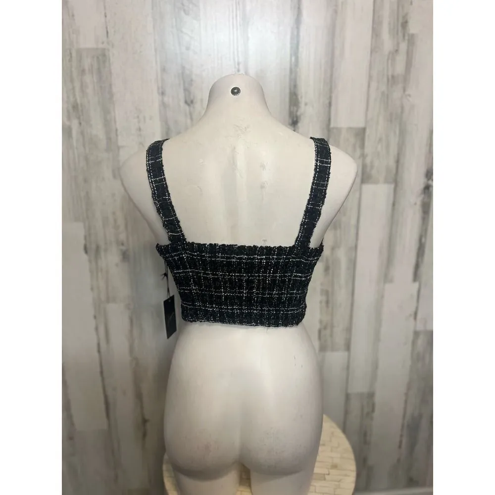 Japana black croptop Black - Image 2