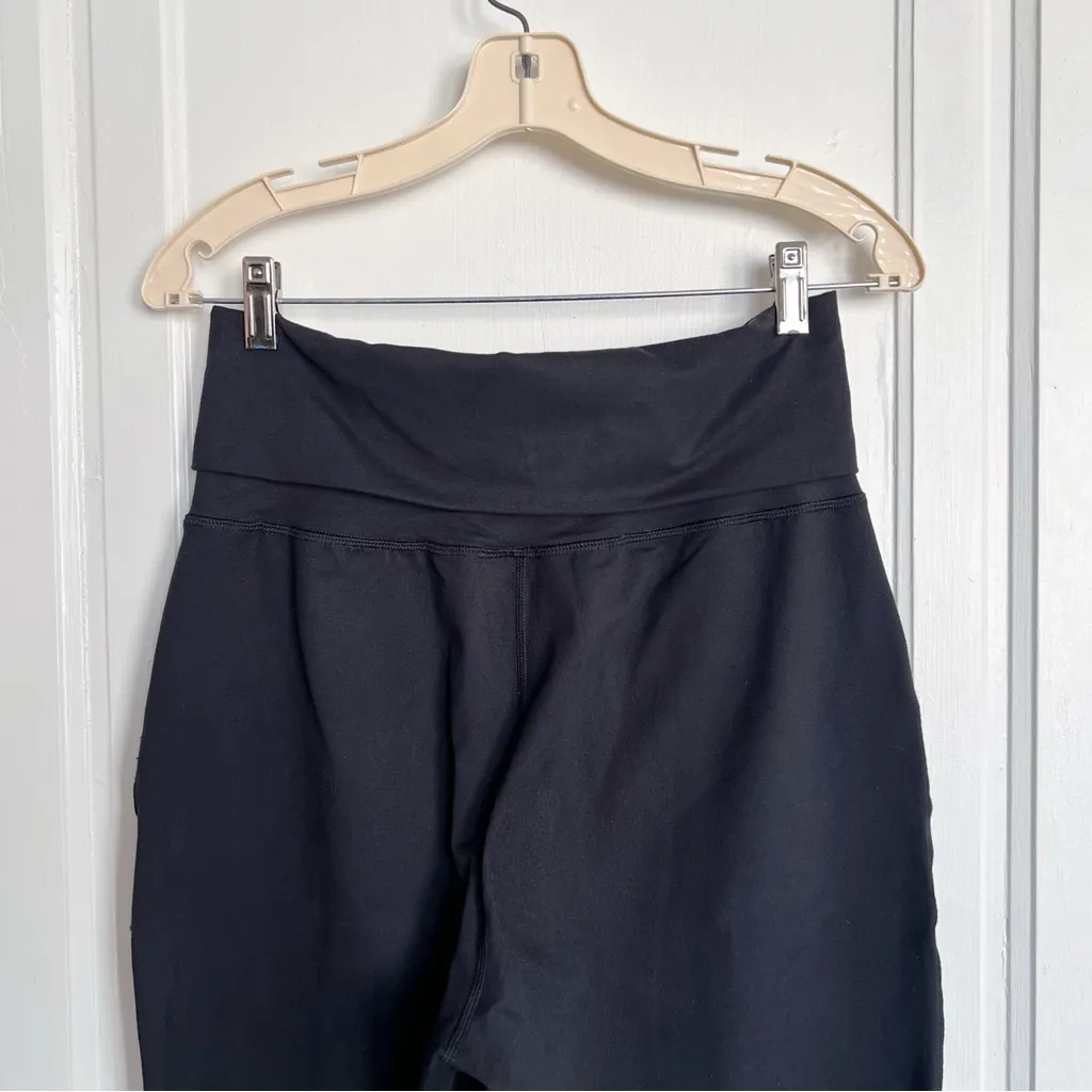 Offline by Aerie • The Hugger Jogger black foldover waistband athleisure lounge - Image 11