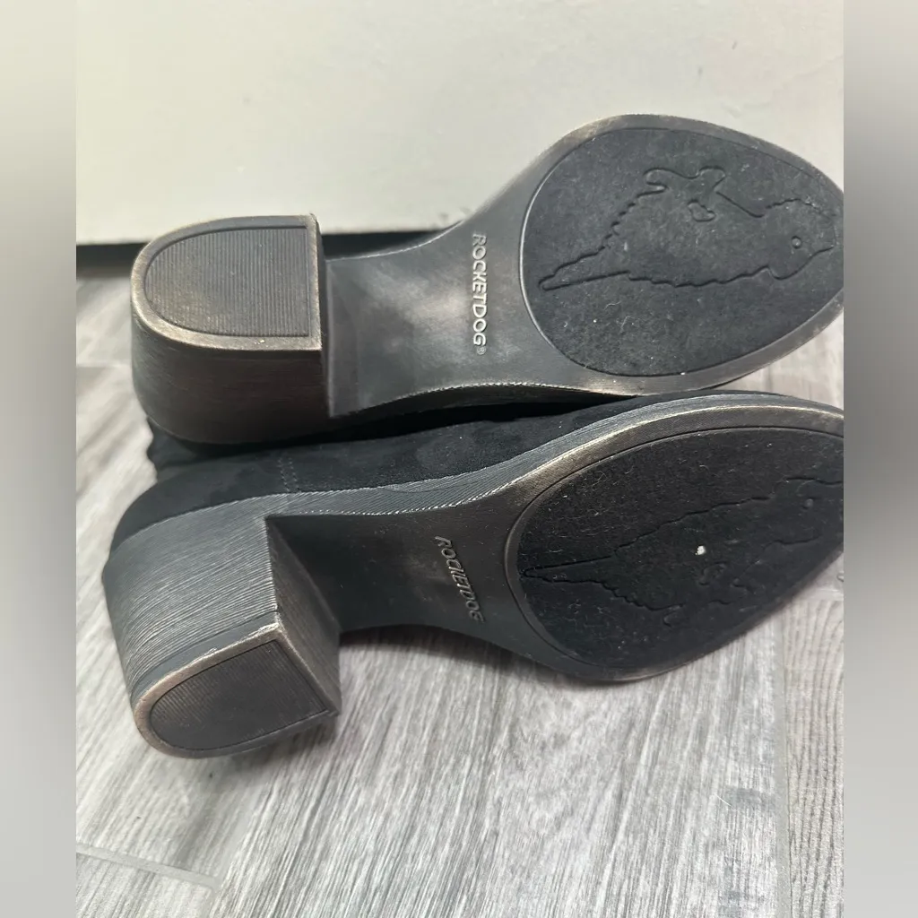 Rocket Dog Black Heeled Boots - Image 5