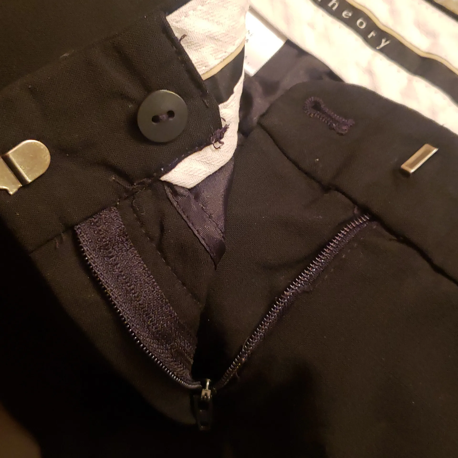 Vintage 2005 Theory bootcut black trouser pant - Image 11