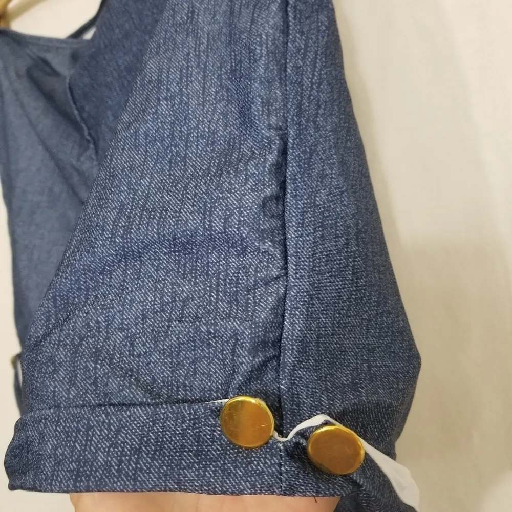 Feel in Girl Cute Short Set Blue Size L - Image 5