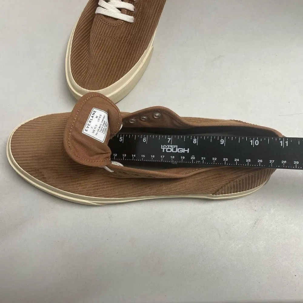 EVERLANE Unisex Sneakers Brown Women Size 11.5 Men 9.5 Lace Tie New Without Box - Image 11
