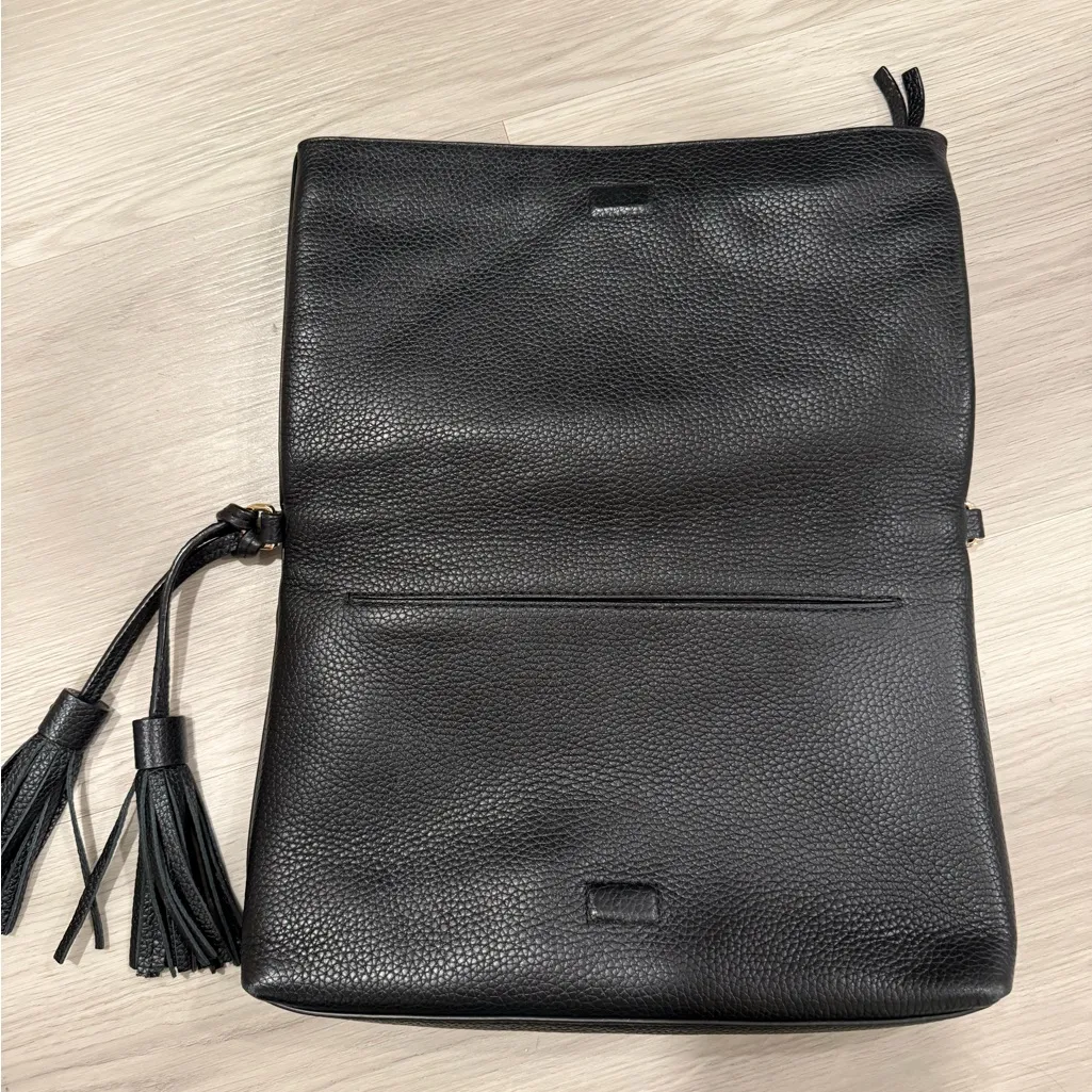 Tory Burch Thea Black Leather Crossbody Bag - Image 3