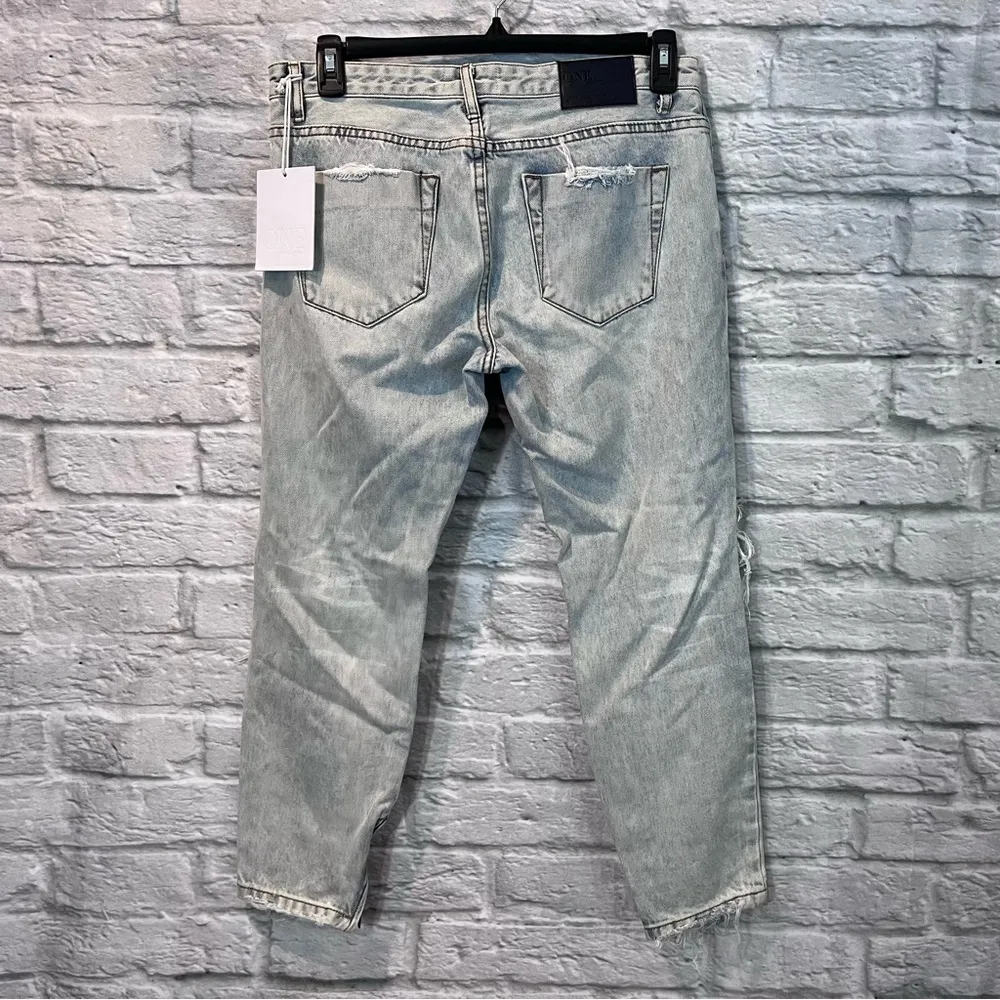NWT One Teaspoon 30” Blue Malt Freebirds Distressed Jeans - Image 6