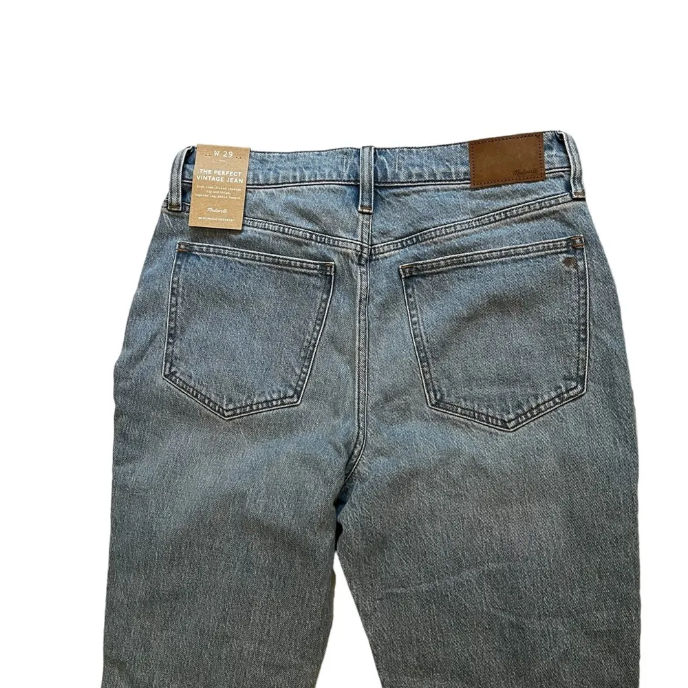 NWT, Madewell High Rise Ankle Perfect Vintage Jeans with Rips and Raw He… - Image 9