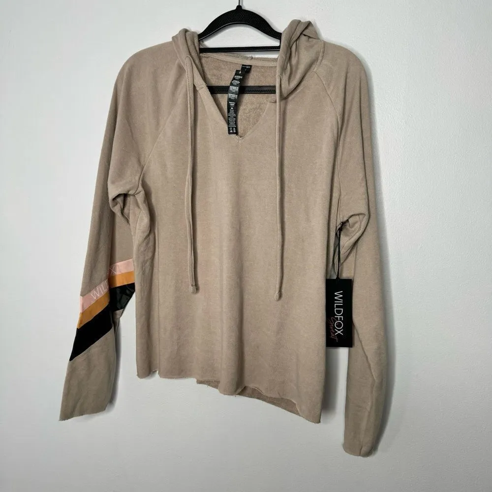 Wildfox tan sweatshirt hoodie size small - Image 6
