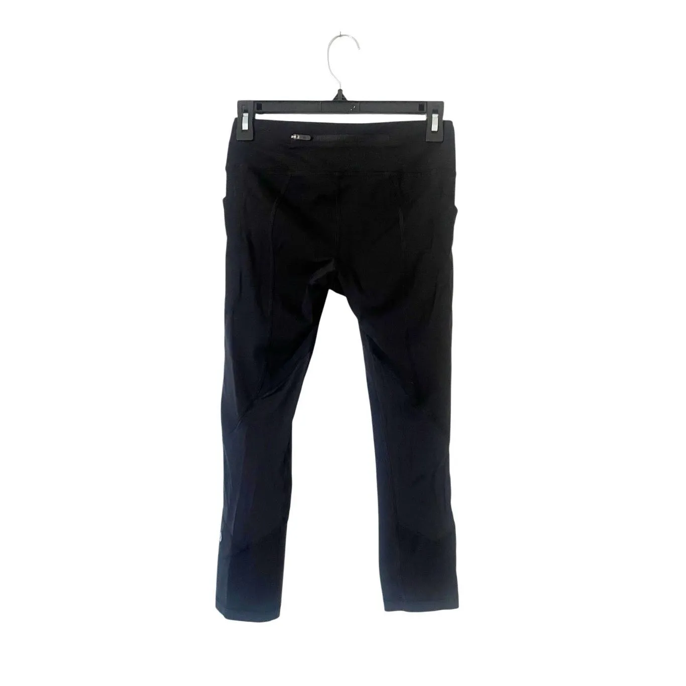 Lululemon Black‎ Cropped Side Pocket Athletic Leggings Size 4 - Image 3