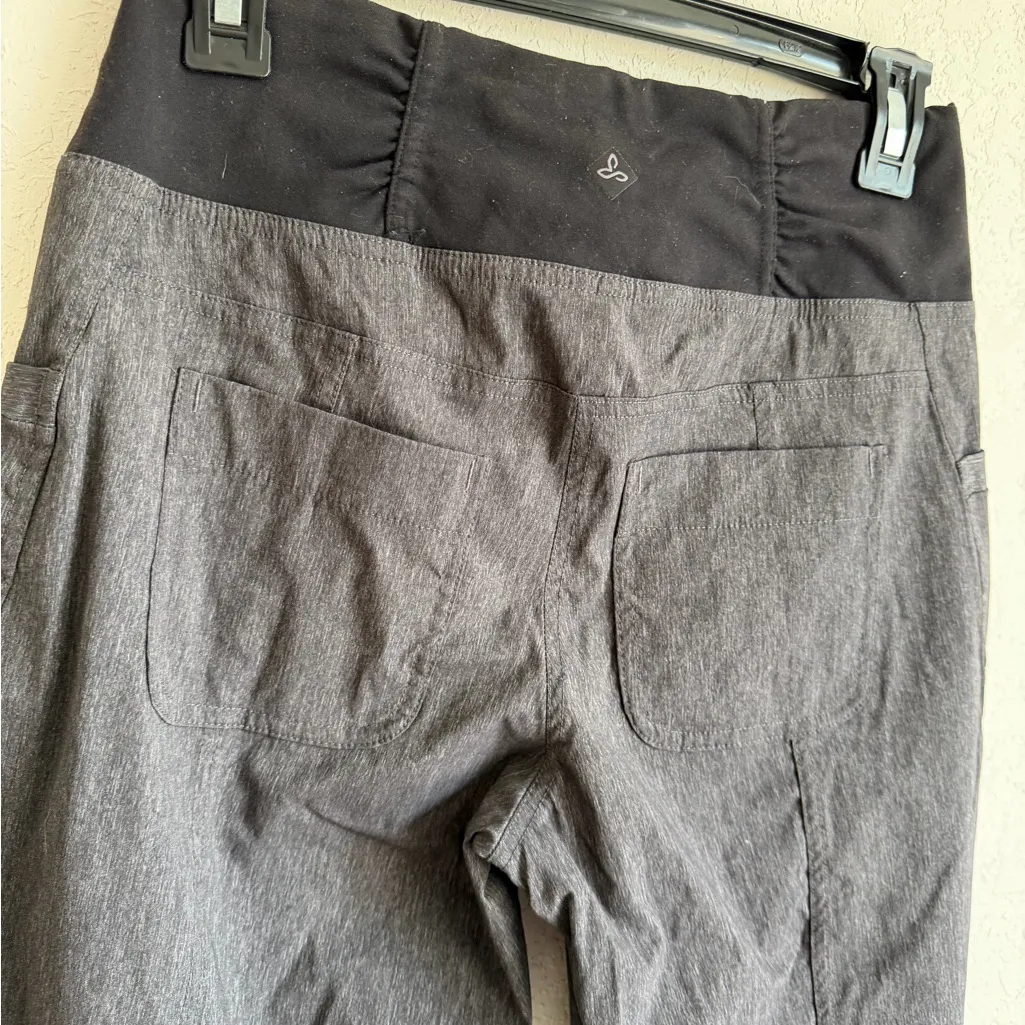 Prana Summit Heather Charcoal Gray Swish Slim Straight Leg Pant Womens S Outdoor - Image 6