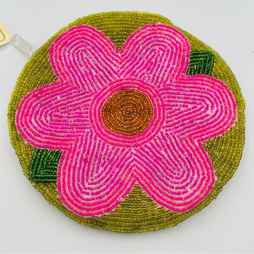 C. Marie beaded coin purse Vintage Pink - Image 4