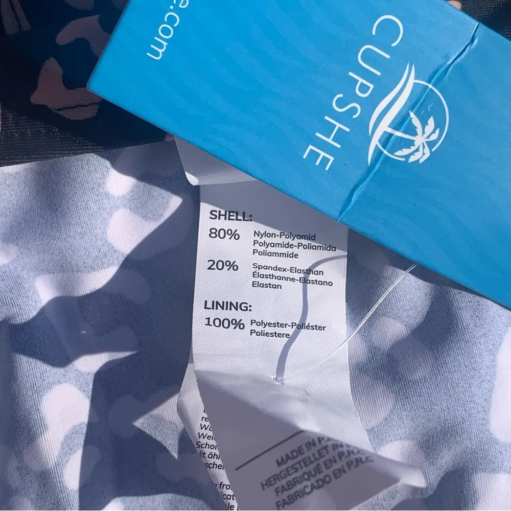 Cupshe Cheetah V-Neck Cheeky Monokini women’s Swimsuit large NWT - Image 7