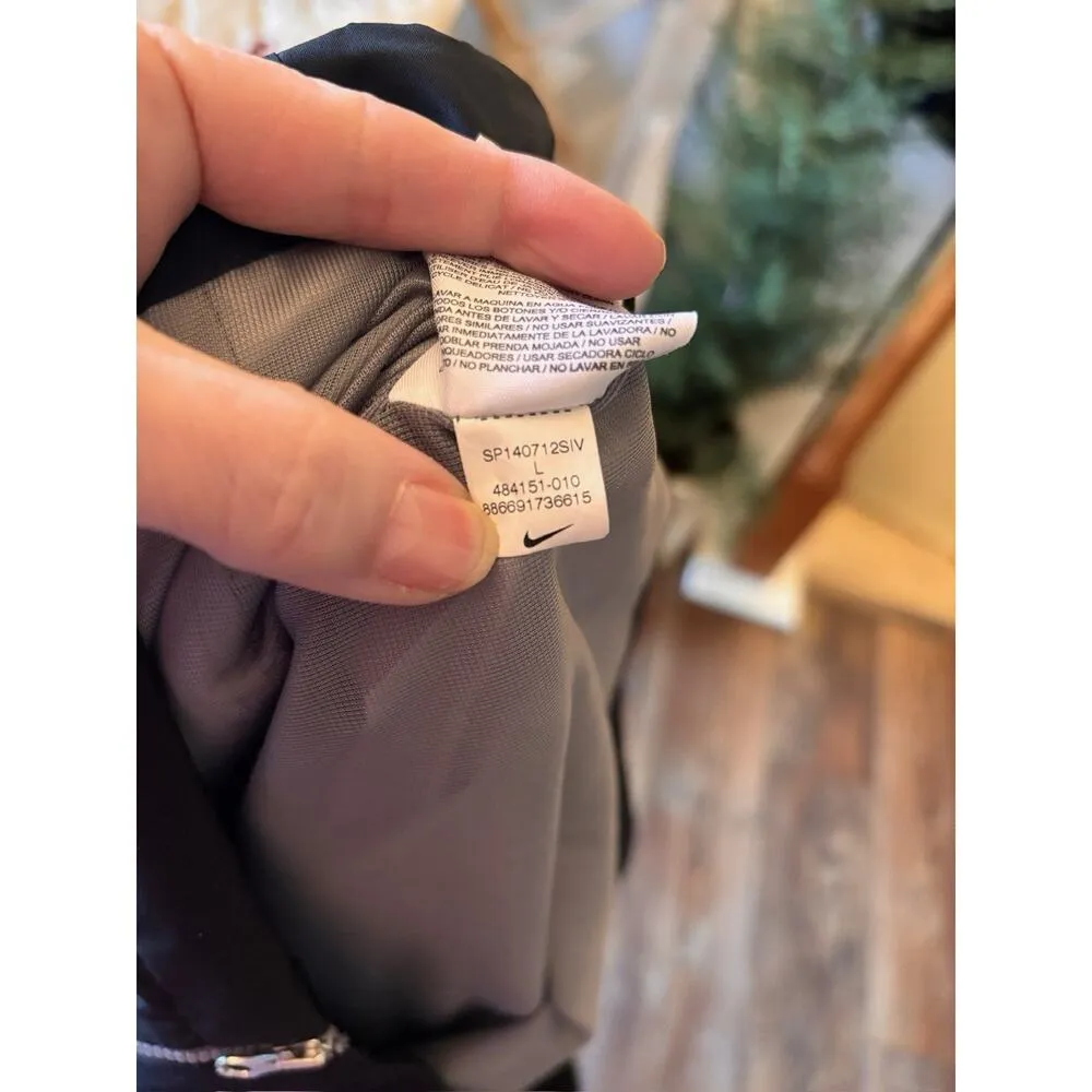 Nike  ACG Jacket Womens Full Zip Hood Thermal Layer Softshell Small Polyester Blk - Image 5