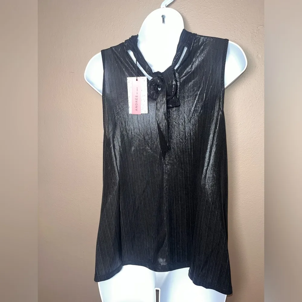 Andree by Unit Shining Star Blouse In Black - Image 3