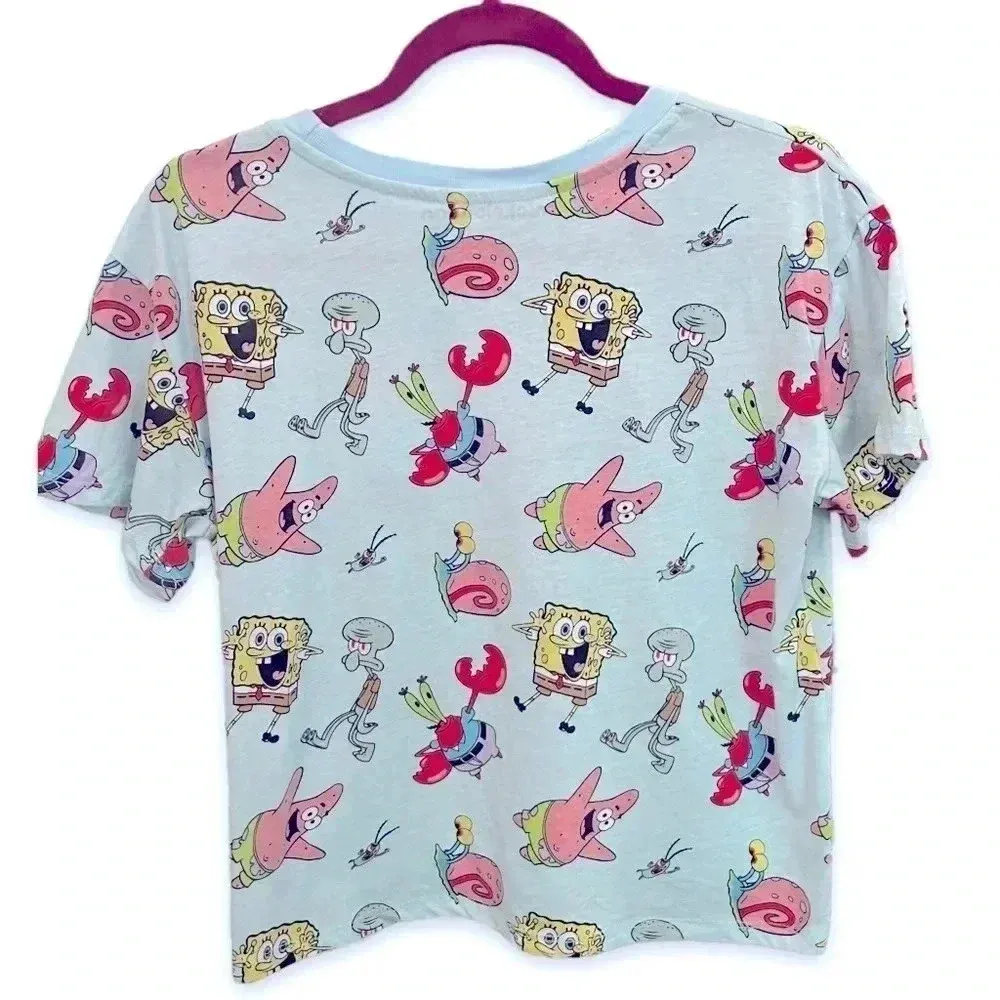 SpongeBob Nickelodeon Graphic Tee TShirt Short Sleeve - Image 2