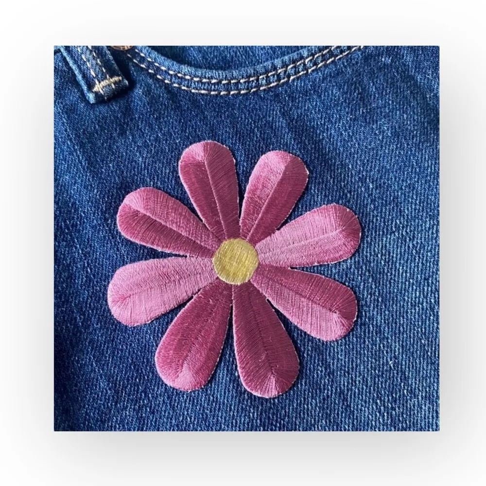 new  ☻ Festival Flower Patch Denim Mini Skirt ☻ Studio City ☻ 25 ☻︎ - Image 9