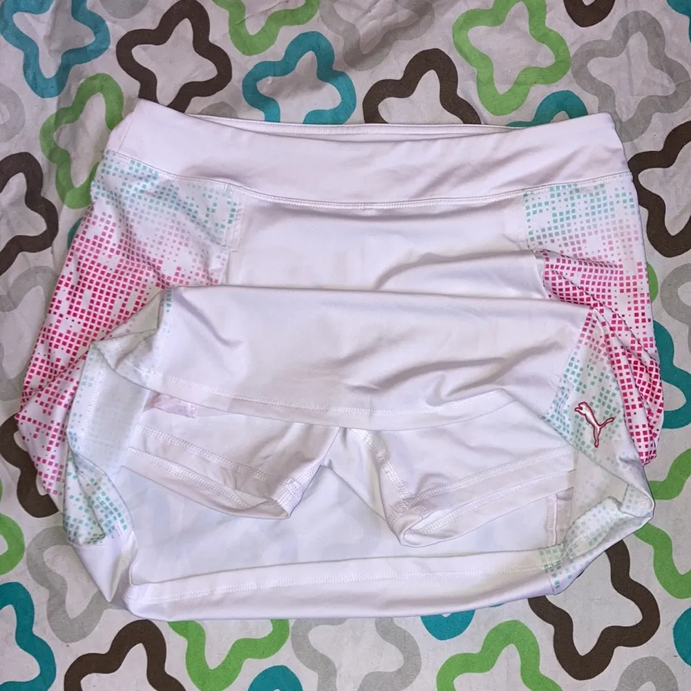 Puma Dry Cell Tennis Golf Athletic Multicolored Skort Size XS - Image 5