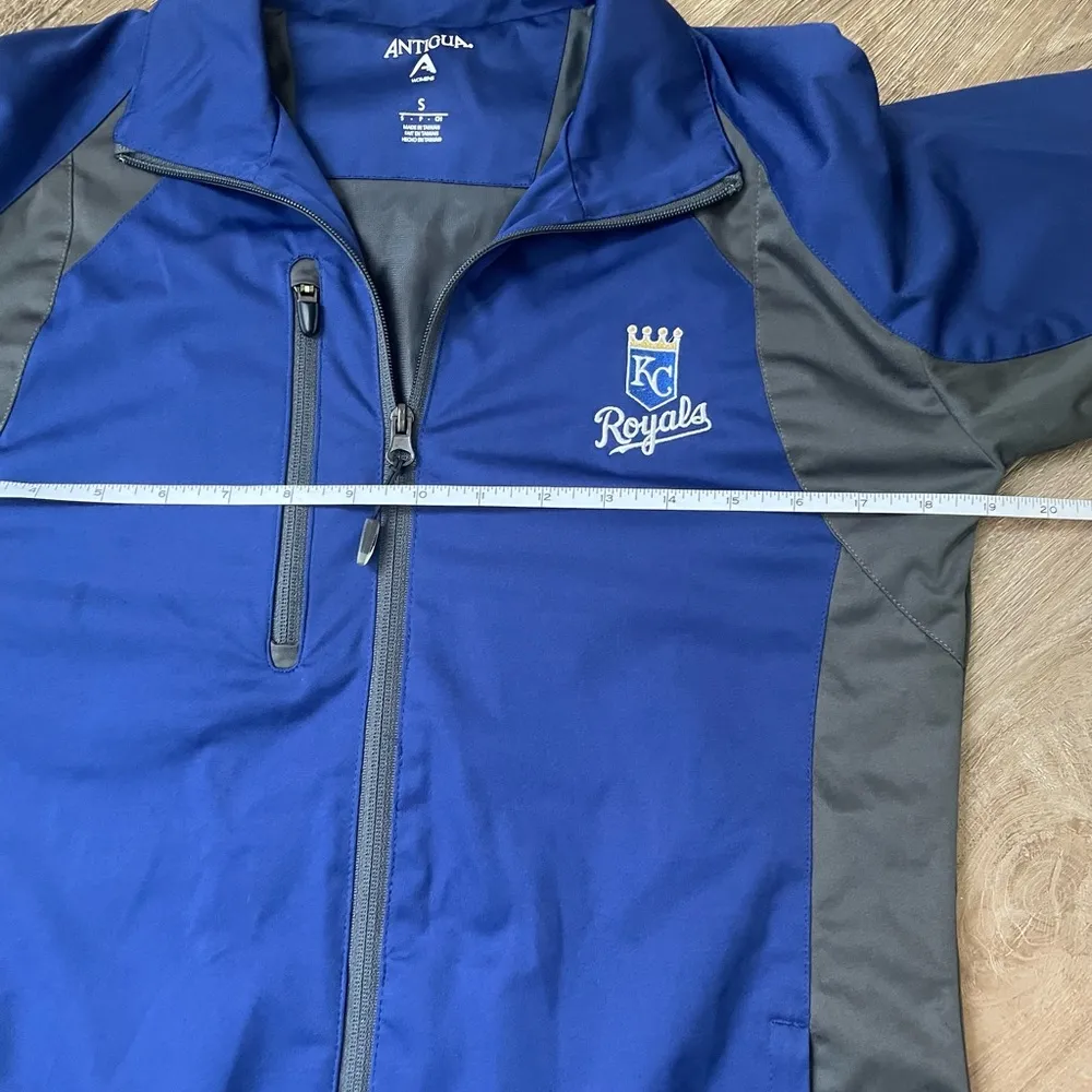 Antigua Kansas City Royals Full Zip Jacket ~ Zip Pockets ~ Women’s Size Small - Image 14
