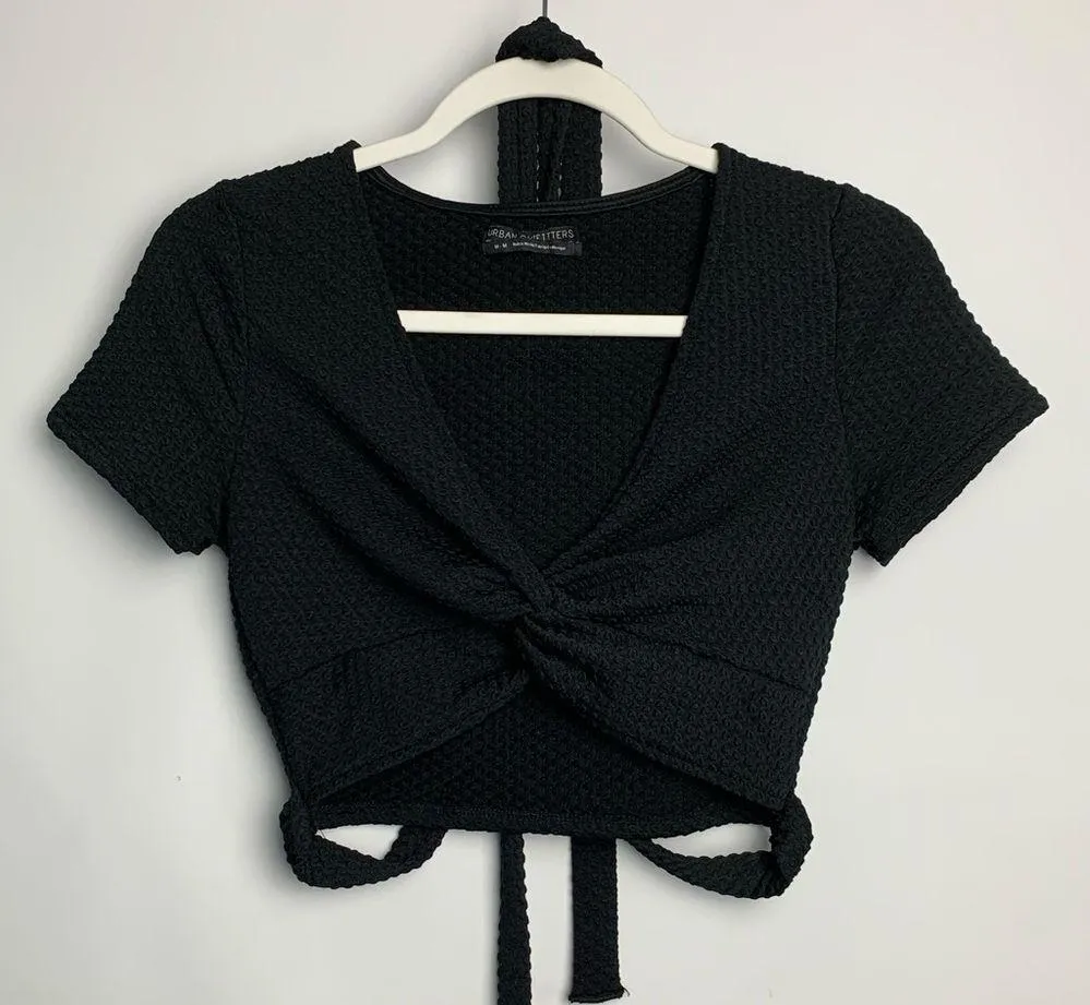 Tasha Twist Front Wrap Top • Sz M - Image 5