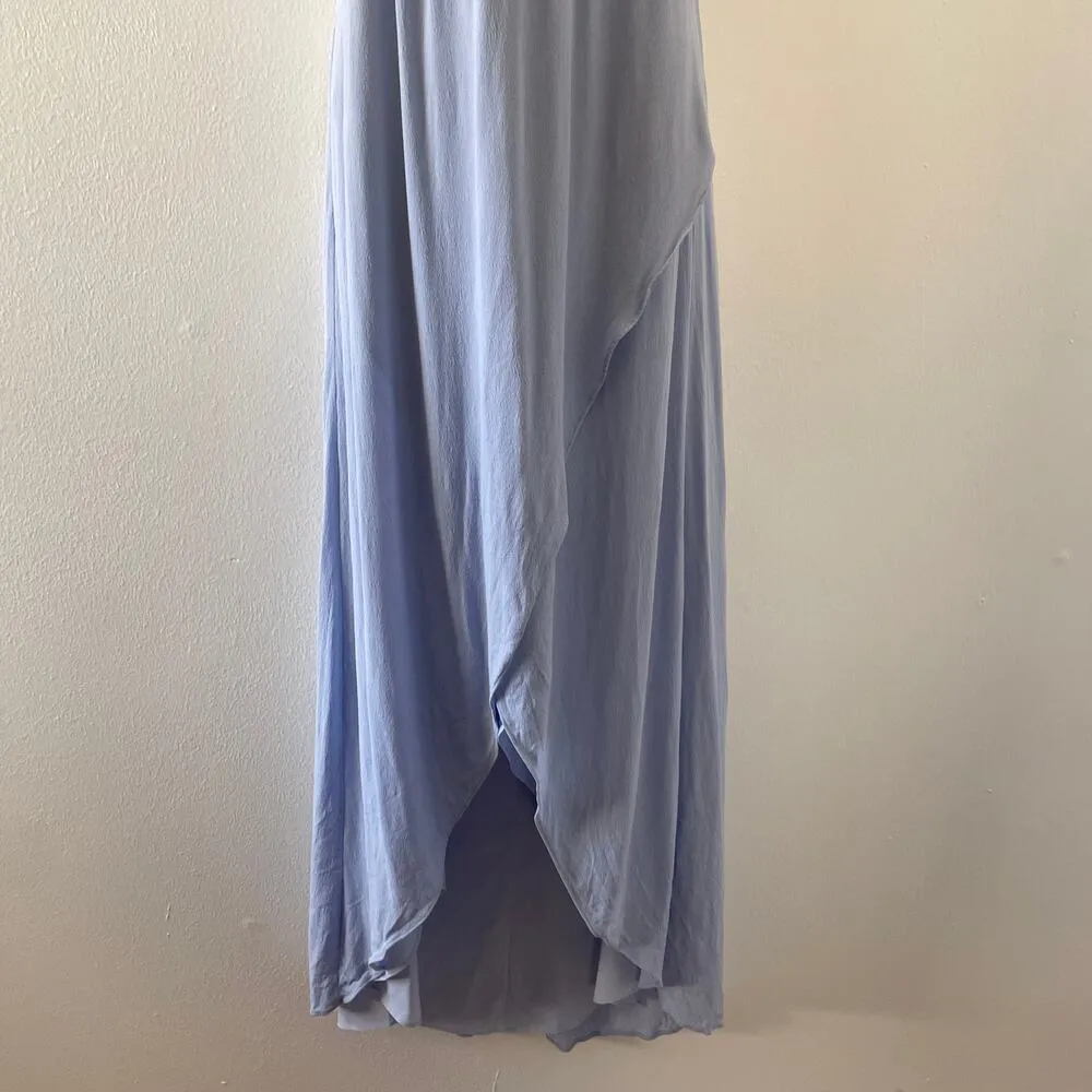 Saylor Free People Dress Womens Extra Small Melody Madi Delicate Floral Lace Blue Size XS - Image 11