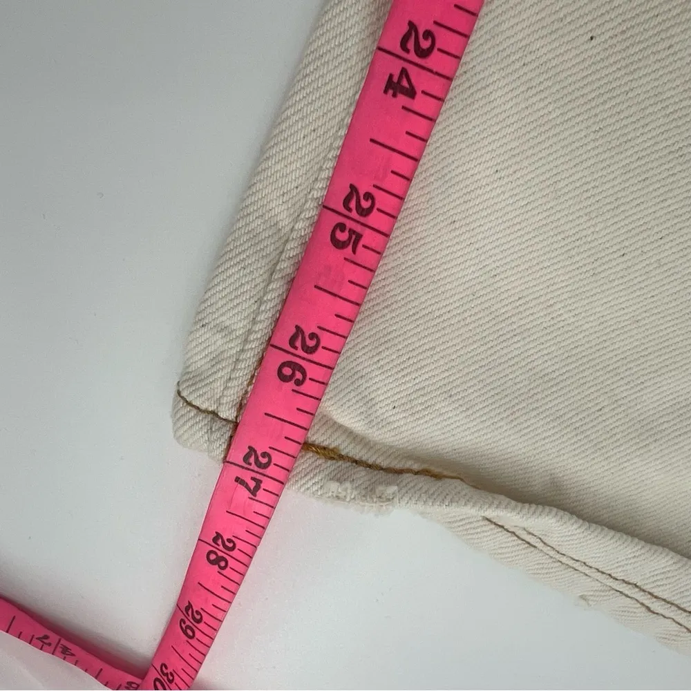 Levi’s Snap Ribcage Straight Ankle Sz 29 Barely Freezing with Damage - Image 7