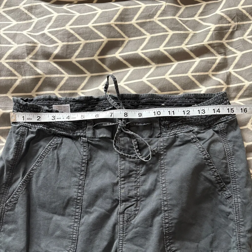 American Eagle Gray Black Jogger Casual Pants Size 10 Tall - Image 10