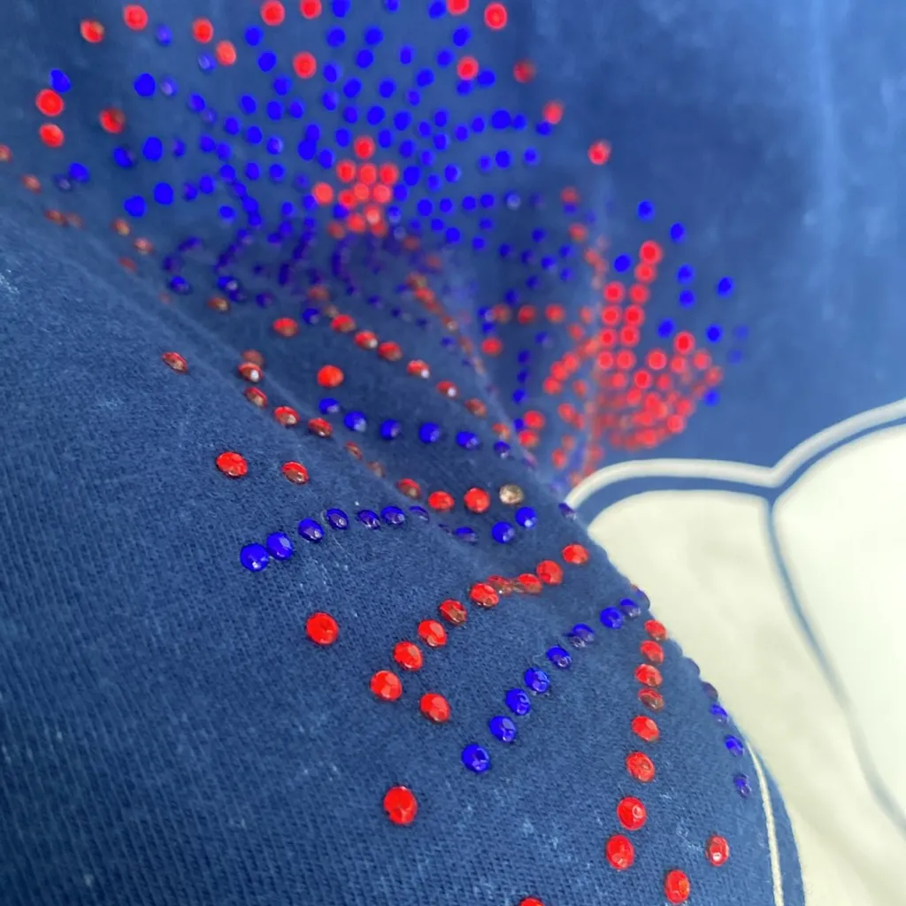 4/$20 Ivory Ella 100% Cotton 4th of July Independence Day American Flag T-Shirt - Image 4