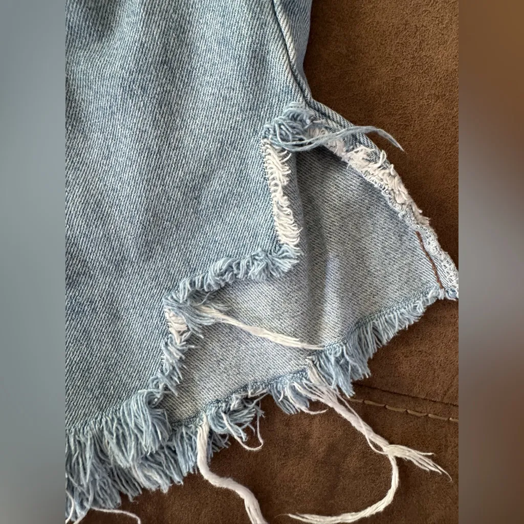 Faded Glory  Light Blue Jean Shorts - Image 2