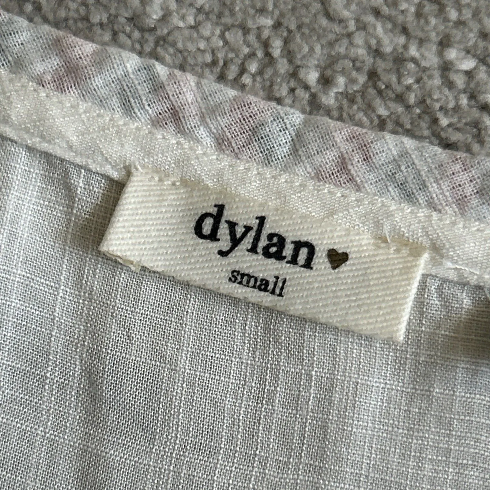 Dylan Anthropologie Embroidered Tunic Top Womens Small Floral Blouse Crochet - Image 2