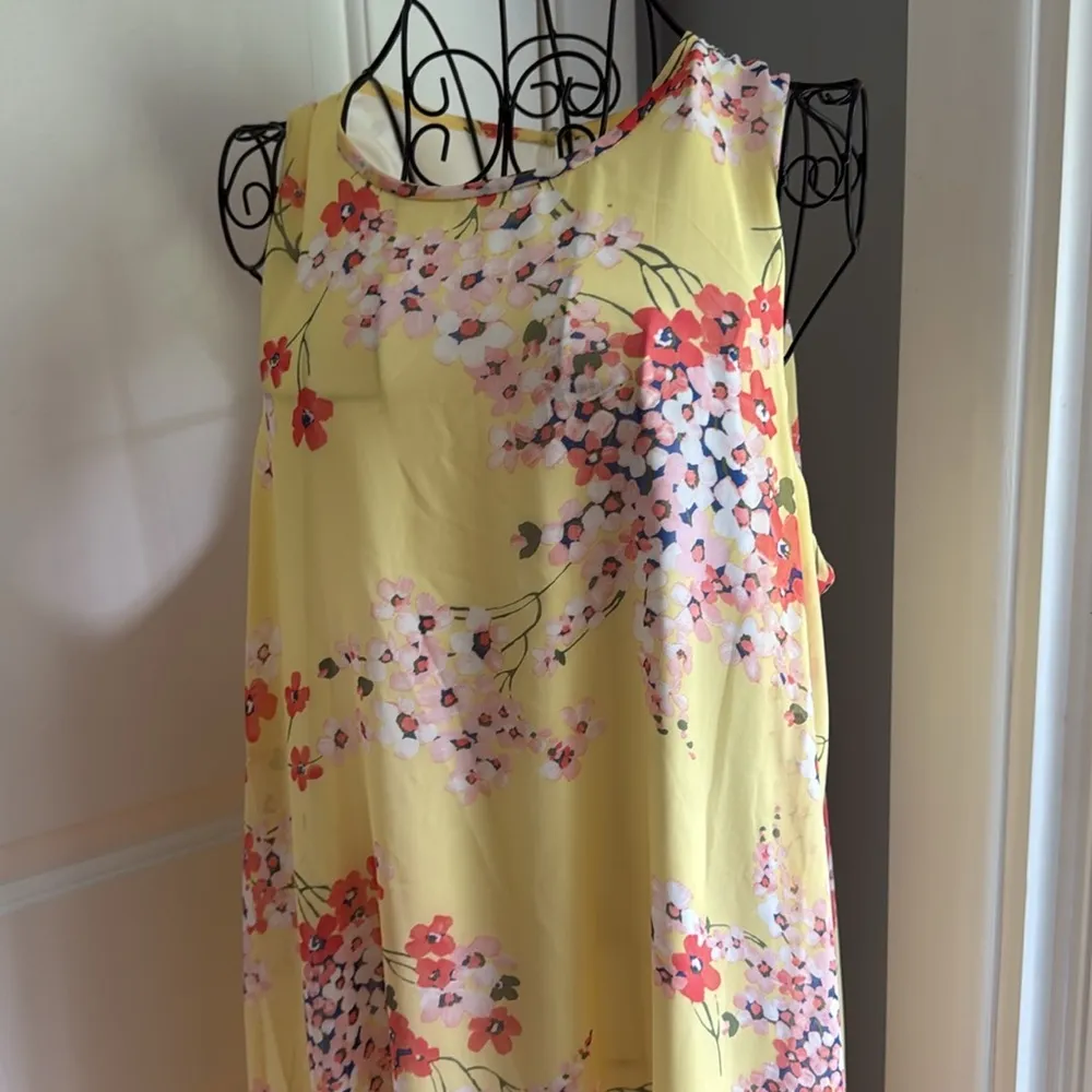 Tommy Hilfiger sleeveless floral chiffon dress - Image 2