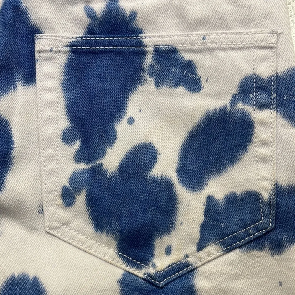 Show Me Your MuMu Blue Houston High Waisted Shorts Size 26 - Image 12