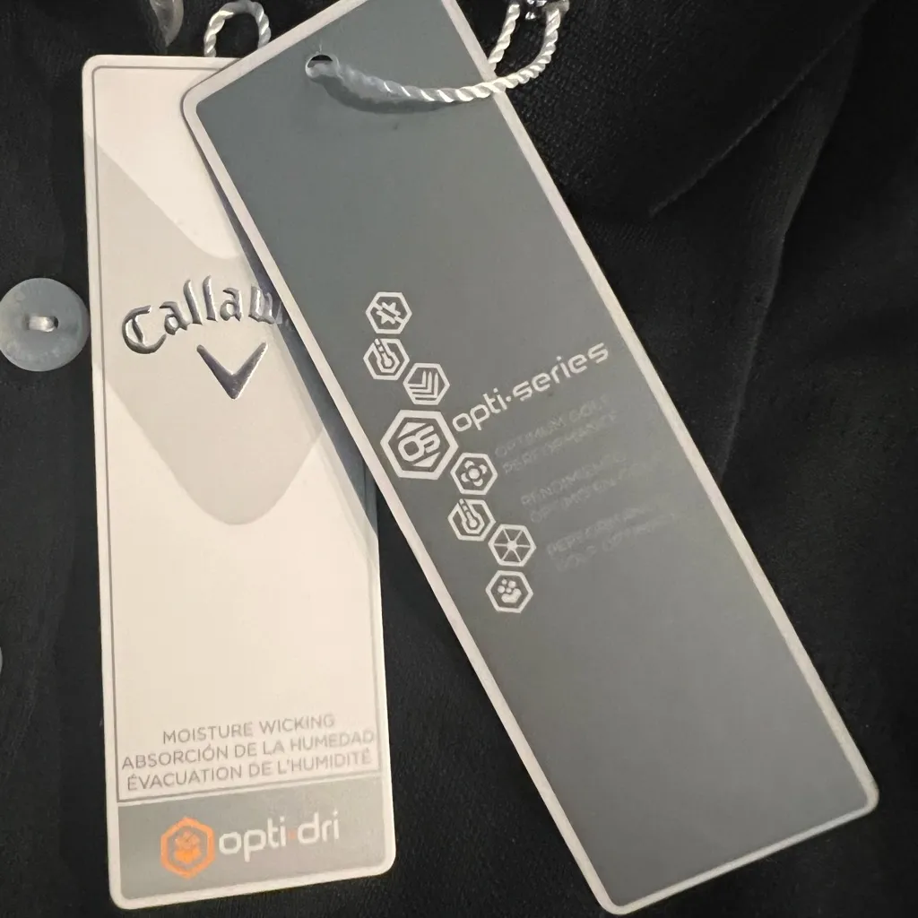 Callaway Women's Golf Short Sleeve Pique Open Mesh Polo Shirt New Medium - Image 8