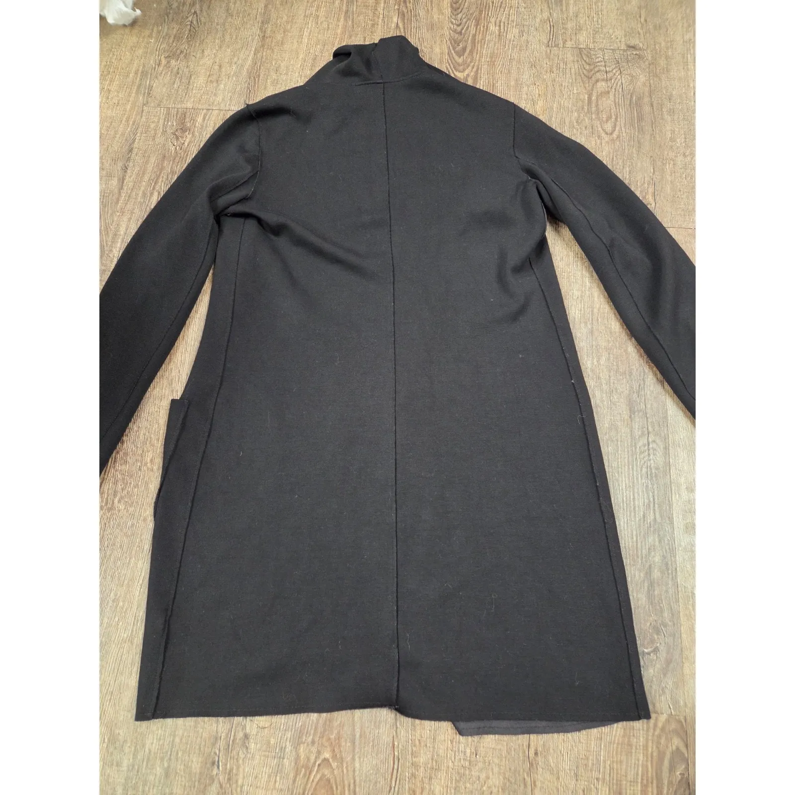 Carolina Belle Montreal Long Duster Cardigan Sweater Size XS Hooded - Image 4