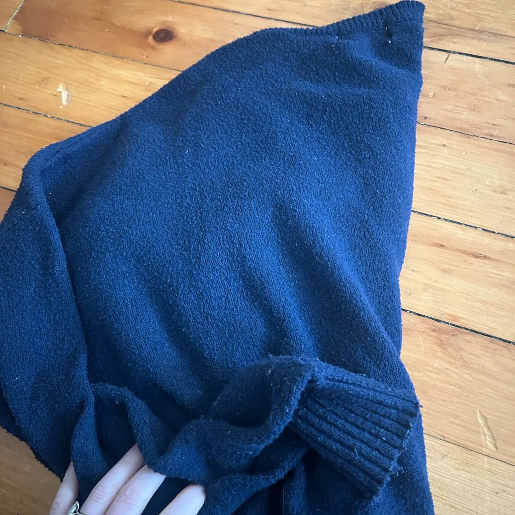 No Boundaries Cropped Conversation Sweater, Midweigh nyc medium blue - Image 7