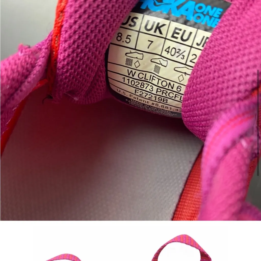 • Hoka • Women’s Pink Running Shoes Size 8.5 - Image 4