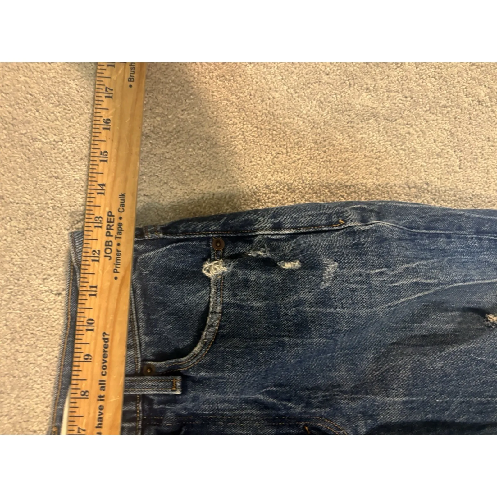 abercrombie &‎ fitch high rise mom jean 24/00s distressed - Image 7