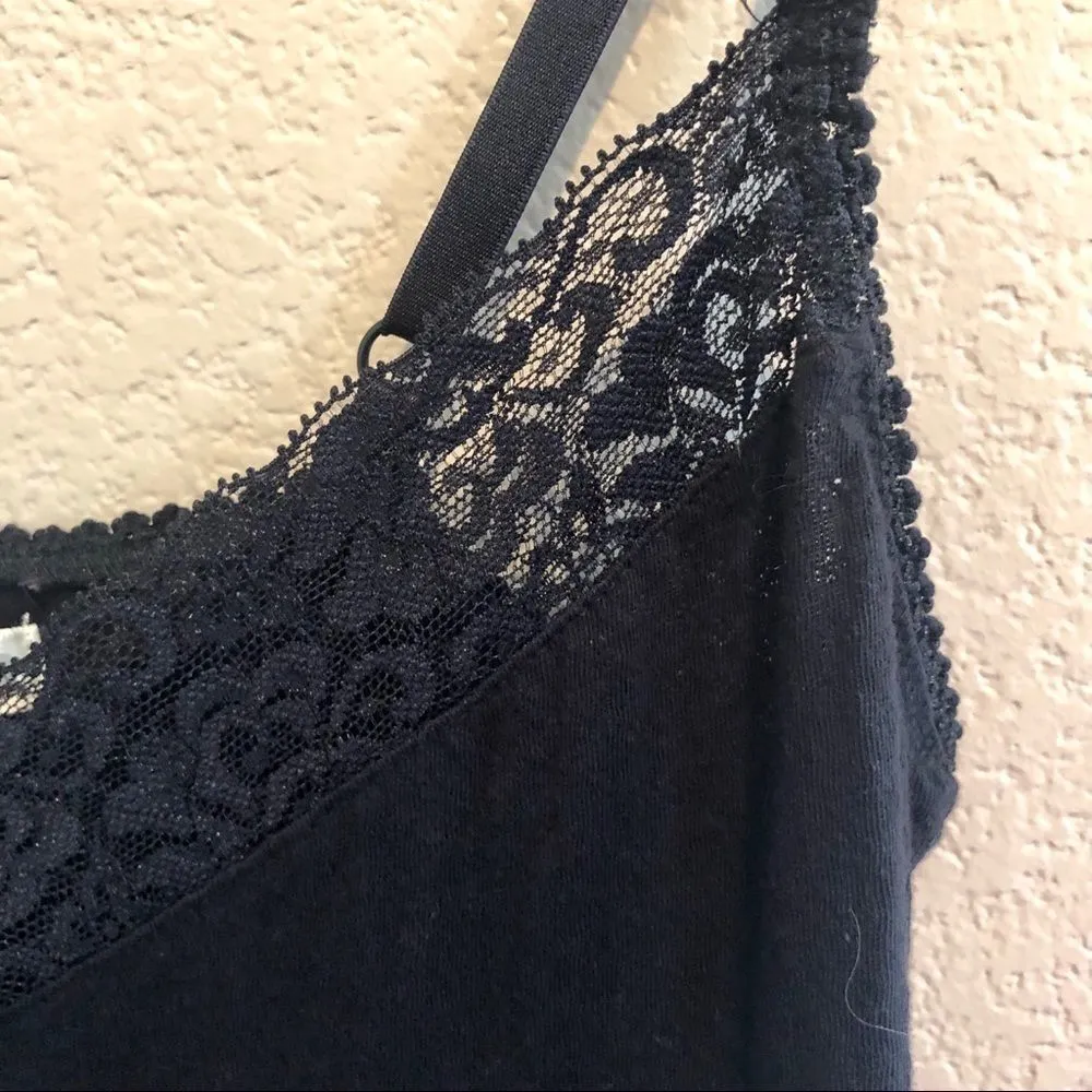 Susina Lacey black tank top M Size M - Image 4