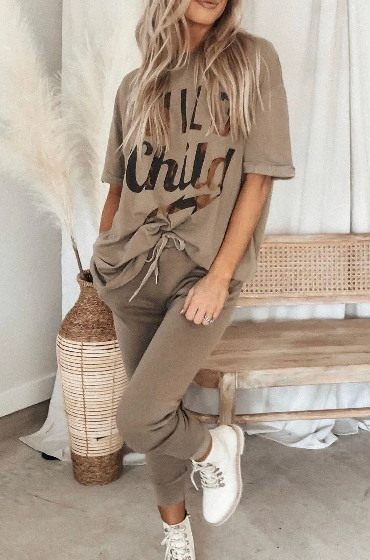 Joggers Tan Size XS - Image 2