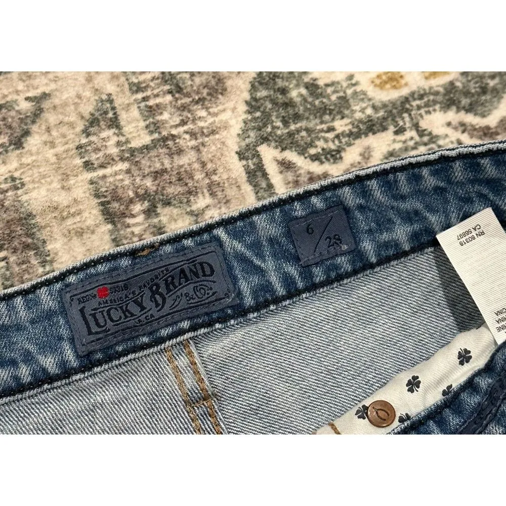 Lucky Brand Pom Pom High Rise Jeans Shorts - Image 5