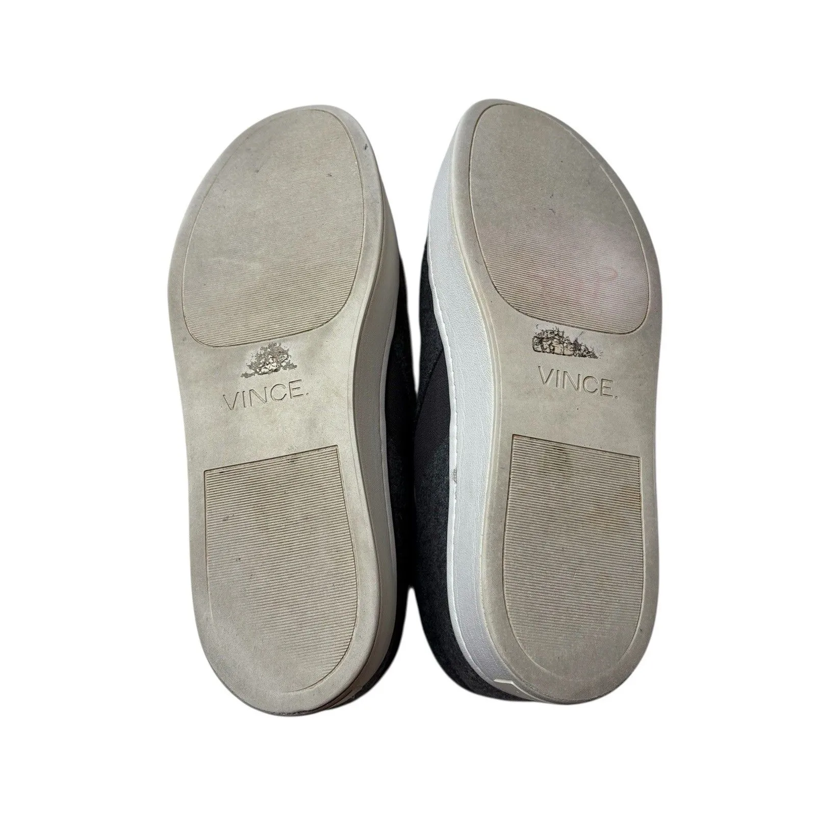 Vince Warren Gray Grey Woolen Platform Slip On Sneakers Size 9M Shoes Womens - Image 7