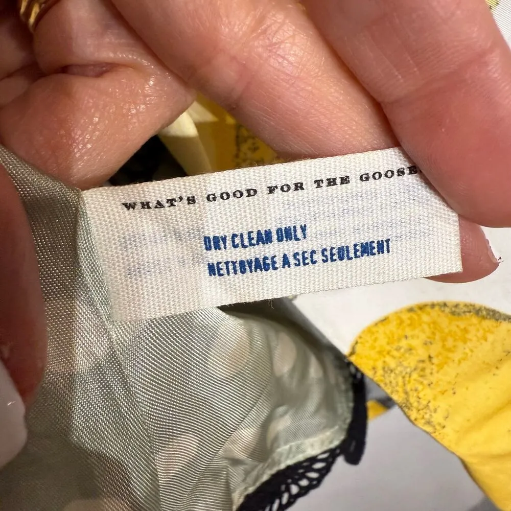 Anthropologie Leifsdottir Bellis Brushstroke MIni Dress Sz 2 White - Image 7