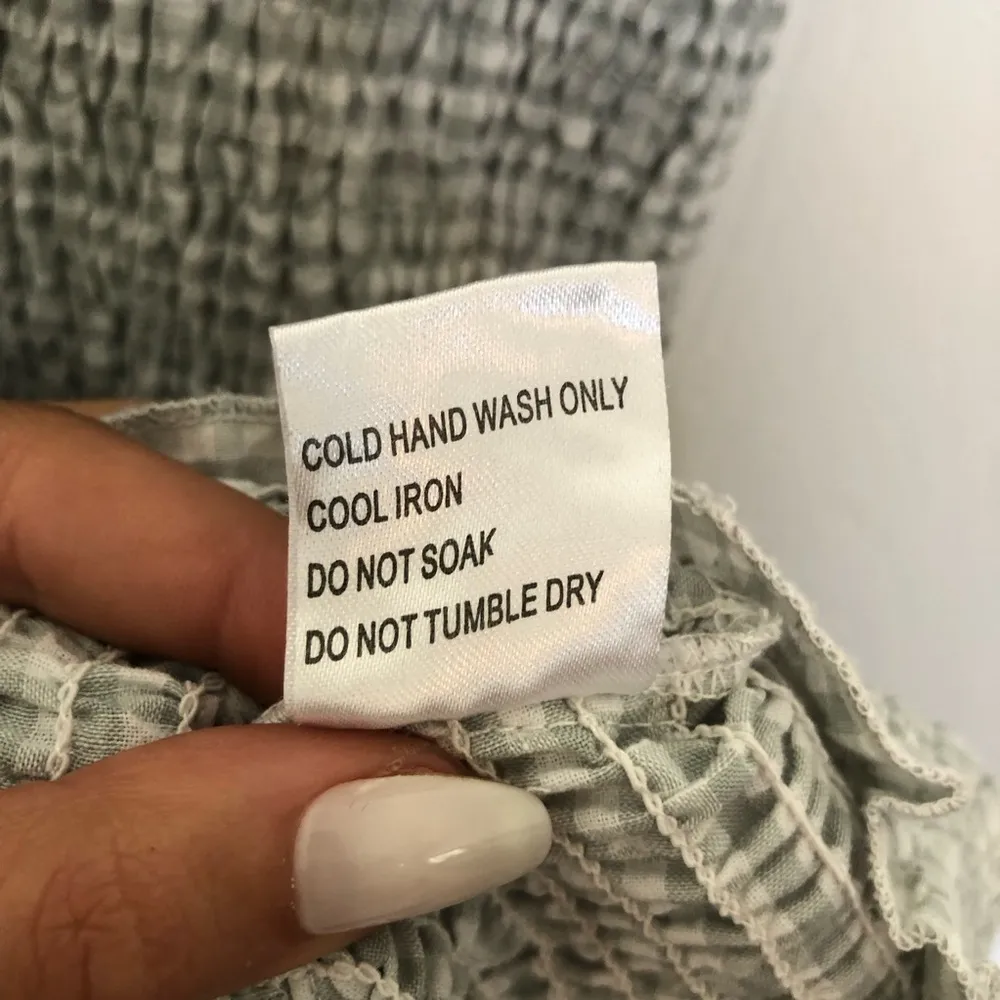 Green and White Checkered Princess Polly Dress Size US 6 - Image 7