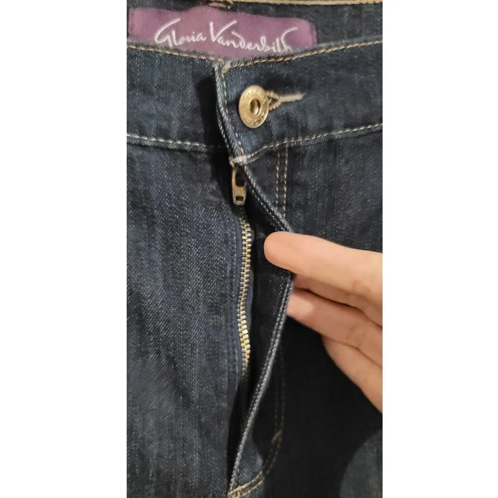 Gloria Vanderbilt Amanda Classic Tapered Jeans Preston Wash Missy 16 Average NEW - Image 6