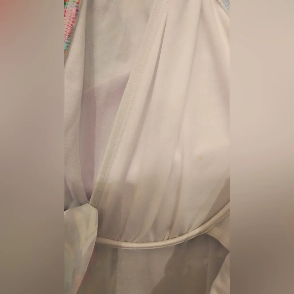 Lauren Ralph Lauren Floral Ruffle One Piece Women’s Swimsuit Size 14 - Image 12