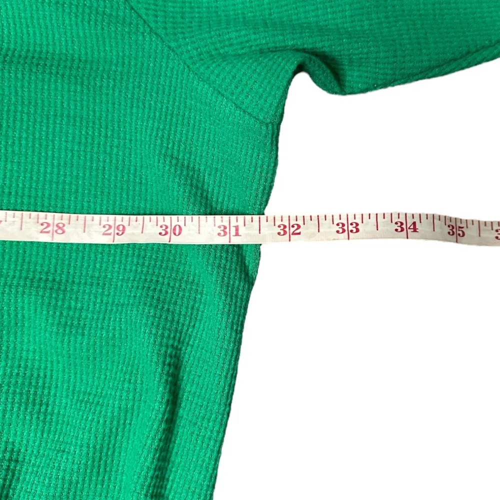 Target Wondershop Green Cropped Thermal Top Size 3X - Image 7