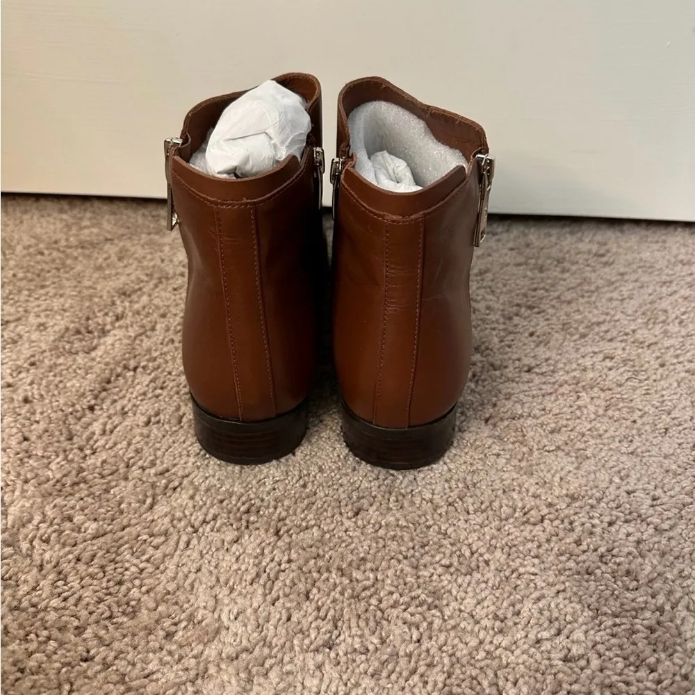 Marc Fisher Brown Geri Ankle Booties sz 11 NEW - Image 3