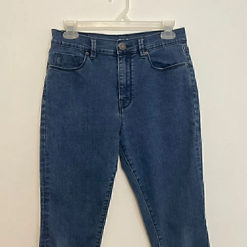 BDG URBAN OUTFITTERS High Rise Twig Grazer Jeans Dark Skinny Cropped Crop Ankle - Image 3