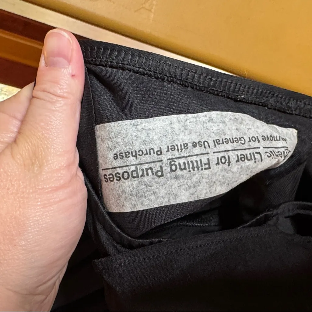 NWT Miraclesuit Aurora Black Swim Dress Size 16 - Image 11