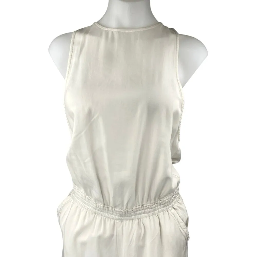 NEW Splendid White Sleeveless Tank Top Crop Wide Leg Pants 2 Pc Set Size XS - Image 4