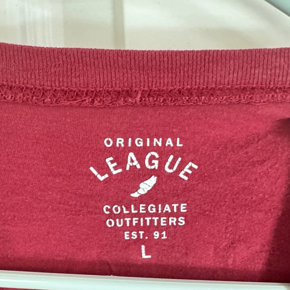 “FEAR THE NERDS” Stanford Long Sleeve Tee / C52 Red Size L - Image 5