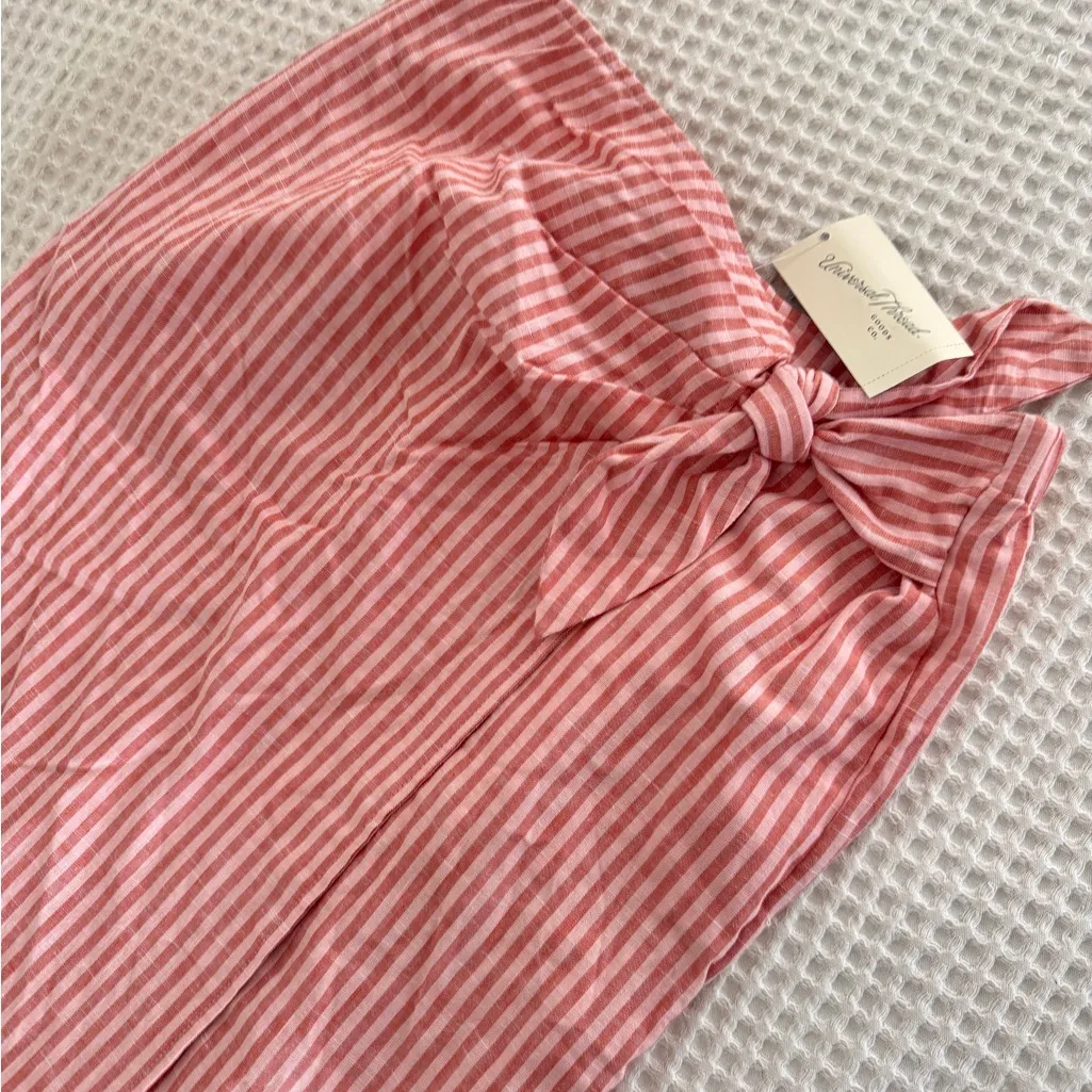 Universal Thread Pink Striped Midi Skirt - Image 3