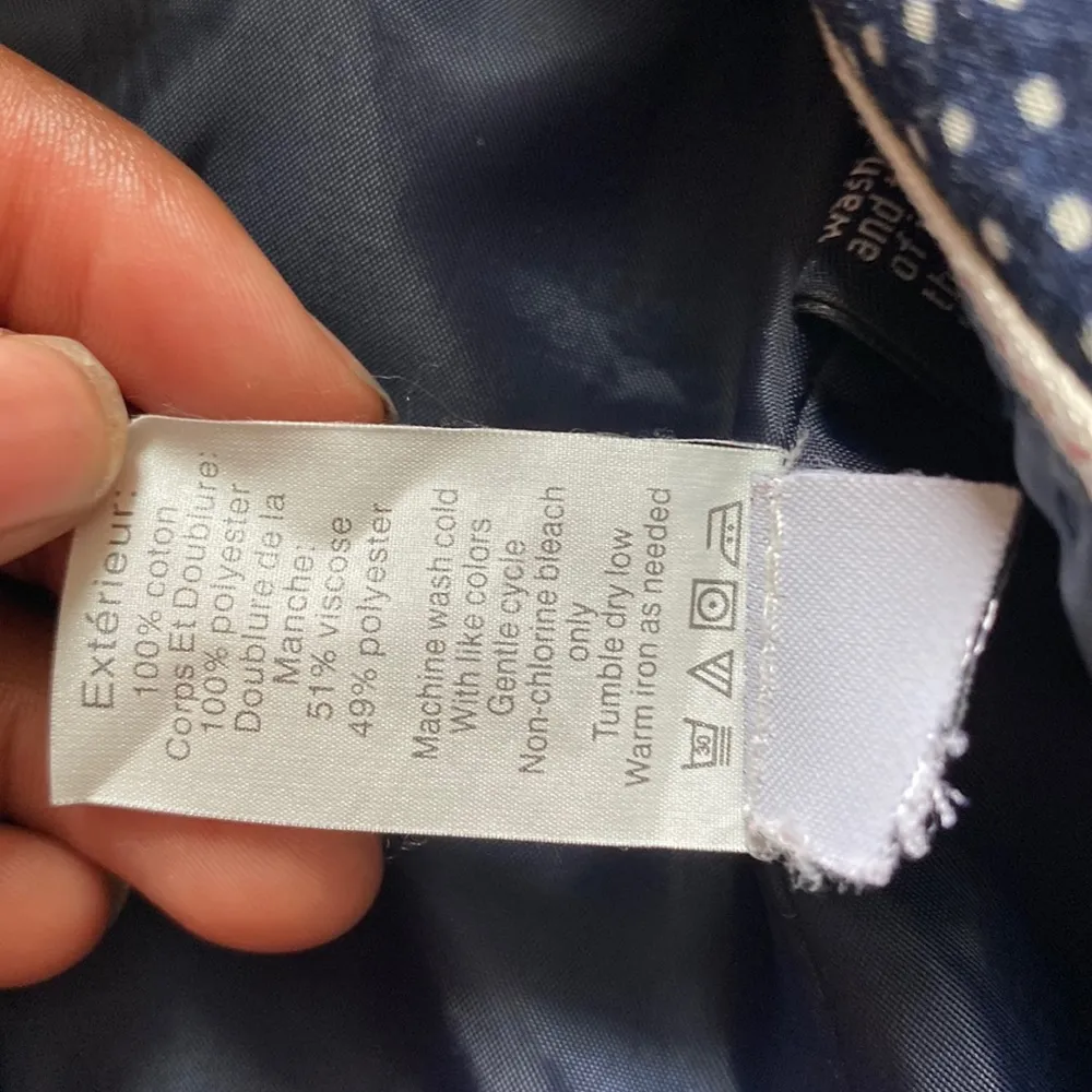 J.Crew  Schoolboy Dotted Blazer SIZE 2 - Image 4